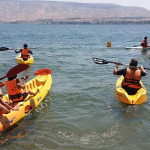 פעילות ימית לילדי דורות במרכז הימי של עמק הירדן