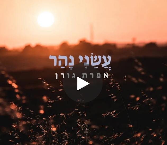 הסינגל "עשיני נהר" שמוקדש לאנשי קהילת חולית שפונו לקיבוץ עין גדי (צילום: נעמה כספי)