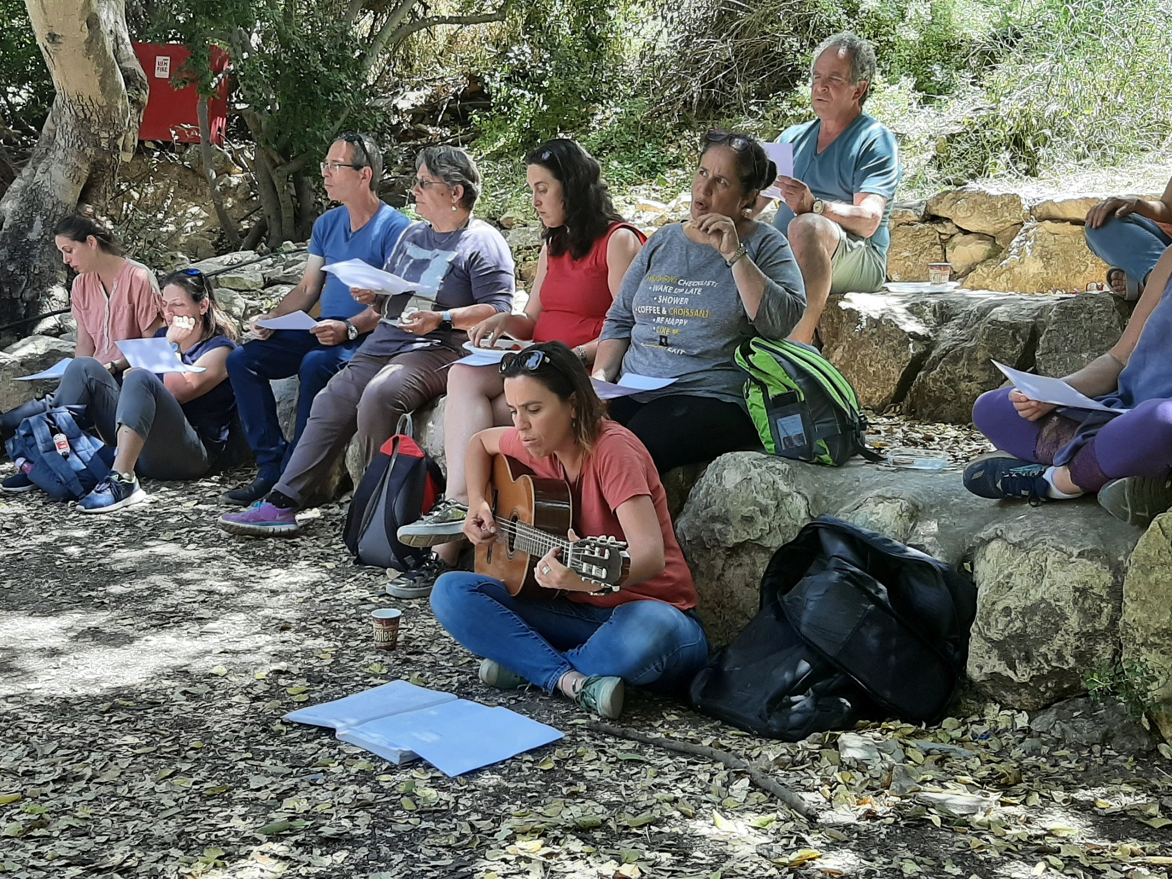 משתתפי המחזור הראשון של "כרם" במהלך סיור שהתקיים במסגרת התוכנית