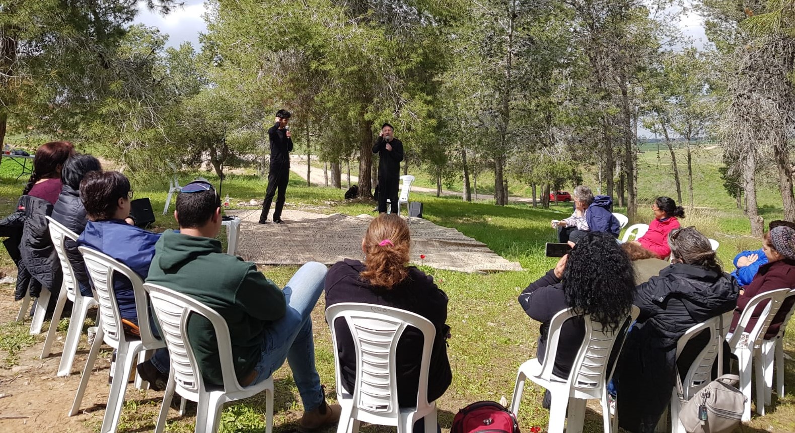 הרכזים במהלך סדנת הפלייבק