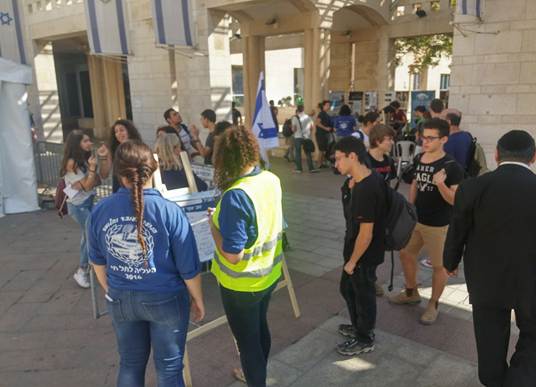 הדרכת "הסמינר הנייד" בבית ספר ברחובות (צילום: הסמינר הנייד)