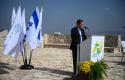 אלבום תמונות מטקס הנחת אבן הפינה לקיר להנצחת חללי 7 באוקטובר ומלחמת חרבות ברזל