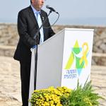 טקס הנחת אבן פינה לקיר הנצחה