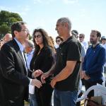 טקס הנחת אבן פינה לקיר הנצחה