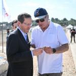 טקס הנחת אבן פינה לקיר הנצחה
